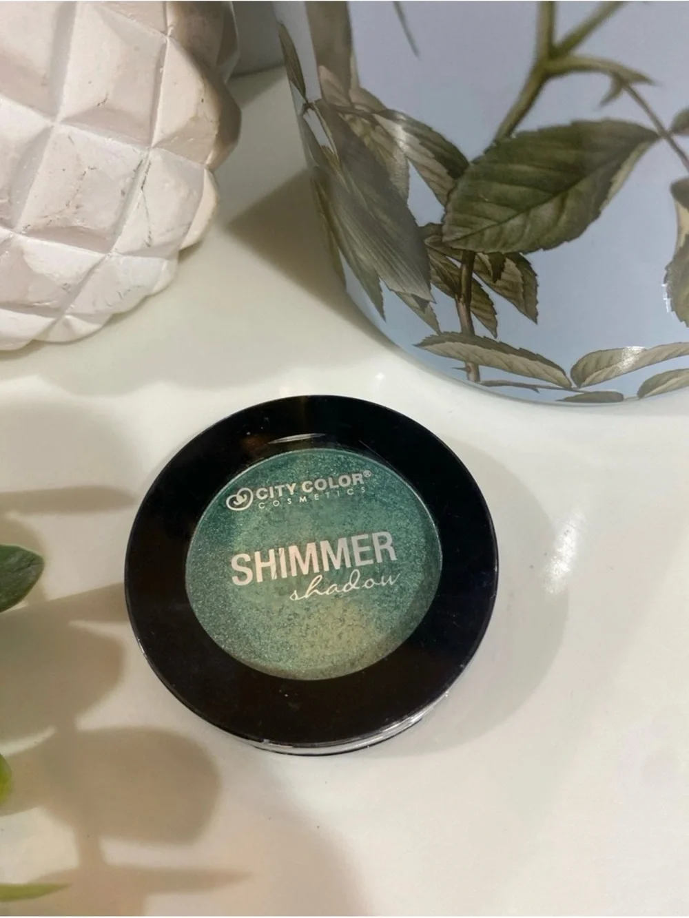 City Color Shimmer Shadow Eyeshadow — Teal/Green